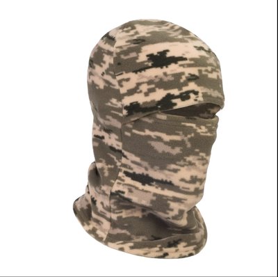 Балаклава піксель тепла флісова шапка під каску військове обмундирування для ЗСУ