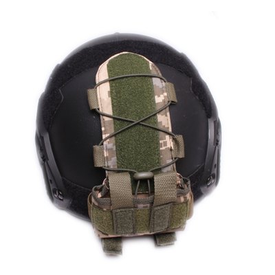 Підсумок на шолом противага на каску сумка для батарей Піксель військове обмундирування ЗСУ