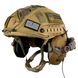 Комплект Шолом тактичний FAST Helmet NIJ IIIA + Навушники Walkers Razor Slim з чебурашкою + кавер мультикам
