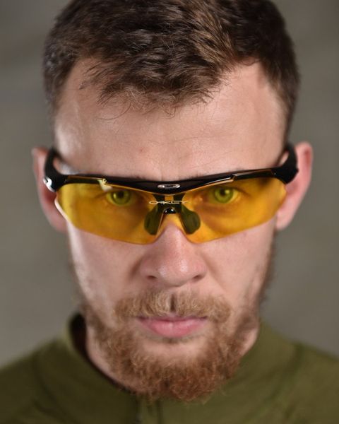 Очки тактические защитные в чехле Oakley M-Frame Hybride Баллистические очки ЛГ7158