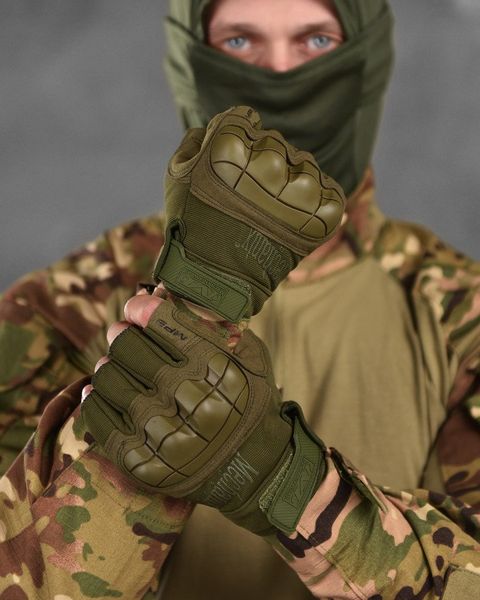 Тактичні рукавички mechanix m-pact 3 olive ВТ6049, L