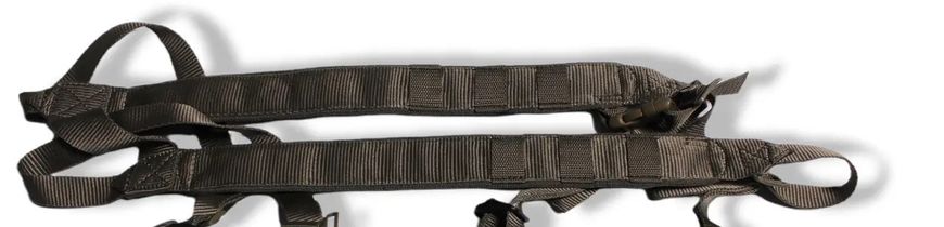 Шлейки лямки для РПС подтяжки для пояса разгрузки тактические военные с эвакуационной ручкой и системой Молли